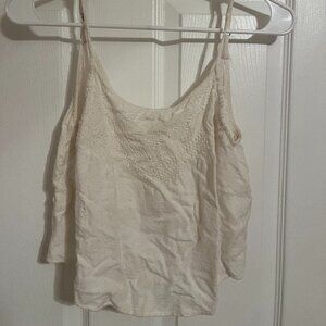 Roxy White Cropped Top